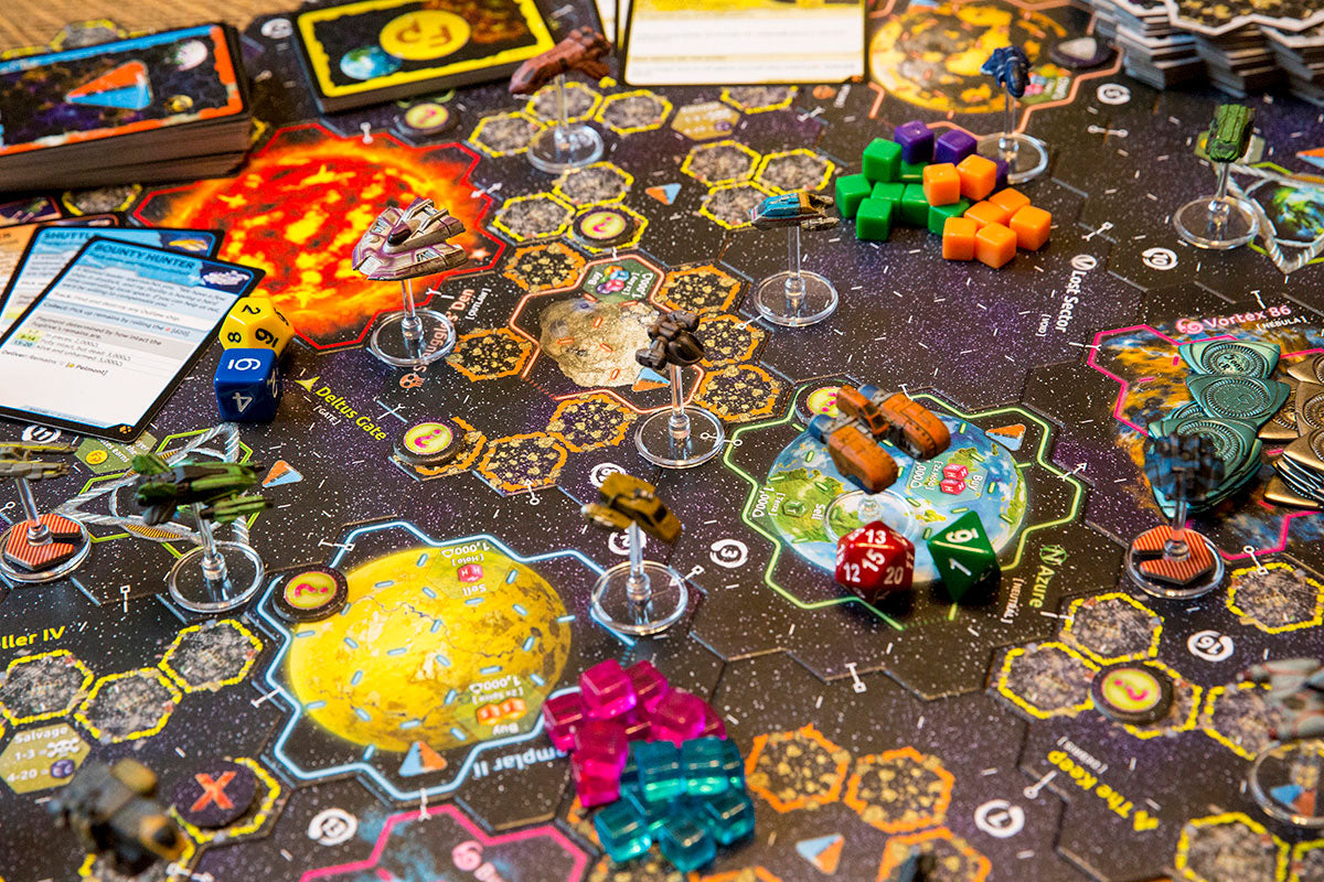 Xia: Legends Of A Drift System - Gameboard in play